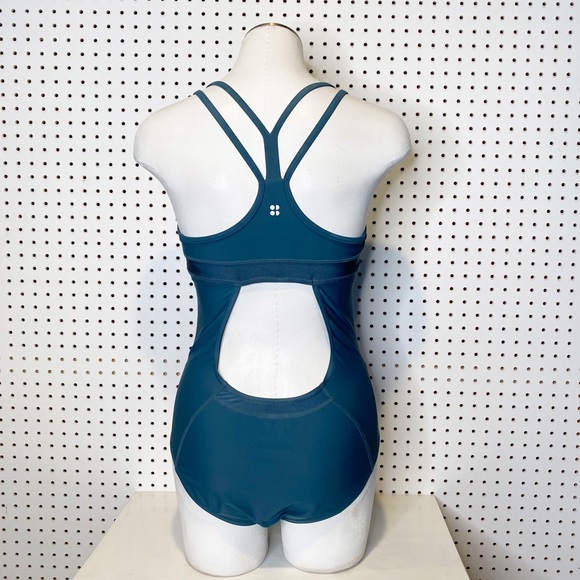 Sweaty Betty | Dolphin Swimsuit in Teal Blue Green Sz. M - Picture 3 of 8